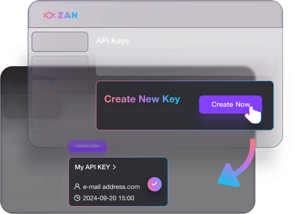 How to create new ZAN Node Service API key